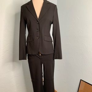 Two piece express editor stretch suit